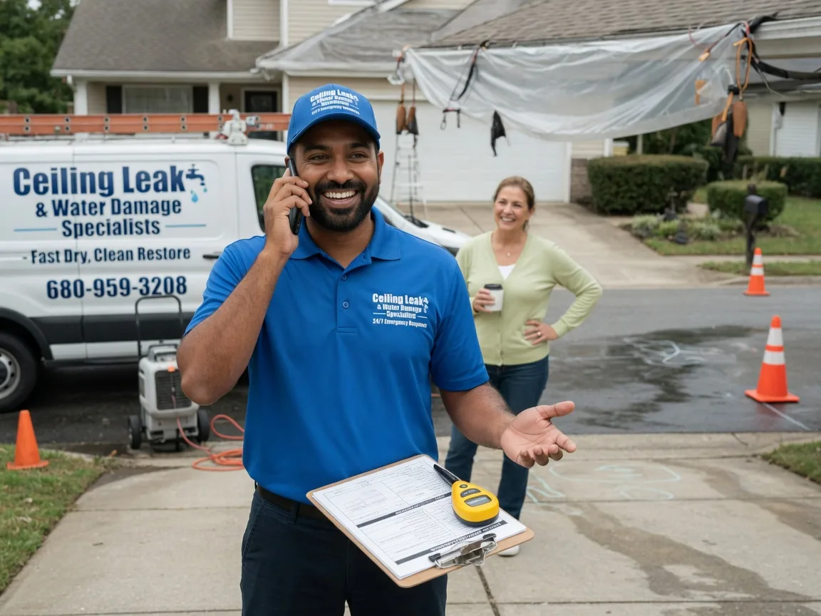 Ceiling Leak Cleanup Harpersfield, NY FAQs